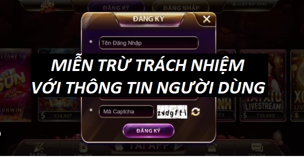 Mien Tru Trach Nhiem Voi Thong Tin Nguoi Dung